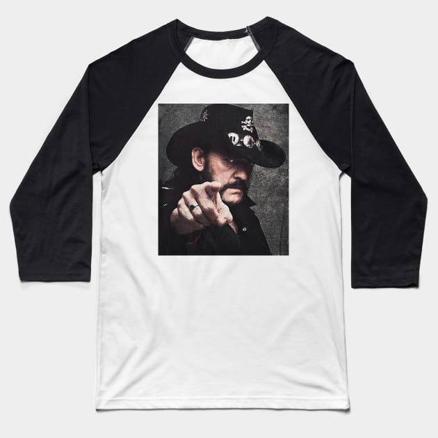 Lemmy. Baseball T-Shirt by PARIS^NIGHT